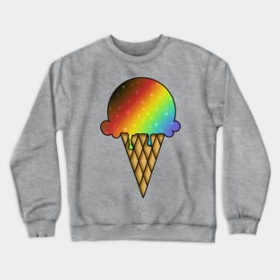 Galaxy Ice Cream - Rainbow Pride Crewneck Sweatshirt